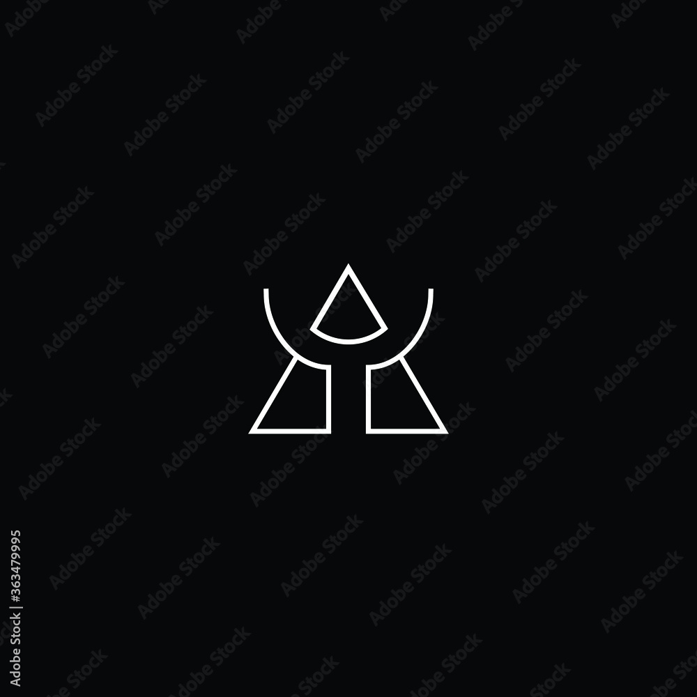 Minimal elegant monogram art logo. Outstanding professional trendy awesome artistic AY YA initial based Alphabet icon logo. Premium Business logo white color on black background Minimal elegant monogram art logo. Outstanding professional trendy awesome artistic AY YA initial based Alphabet icon logo. Premium Business logo white color on black background