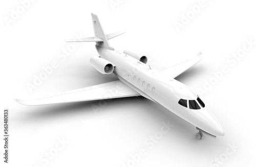 Jet Airplane - 3D Rendering