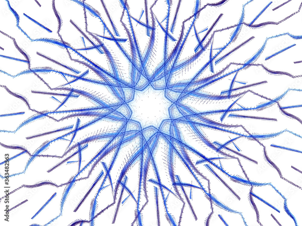 Abstract fractal with glowing wavy lines . fantasy background Abstract fractal with glowing wavy lines . fantasy background