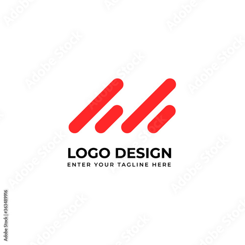 Creative abstract logo vector image for business