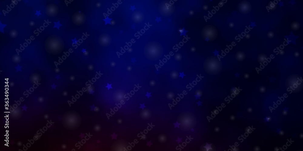 Dark Blue, Red vector layout with bright stars. Shining colorful illustration with small and big stars. Best design for your ad, poster, banner. Dark Blue, Red vector layout with bright stars. Shining colorful illustration with small and big stars. Best design for your ad, poster, banner.