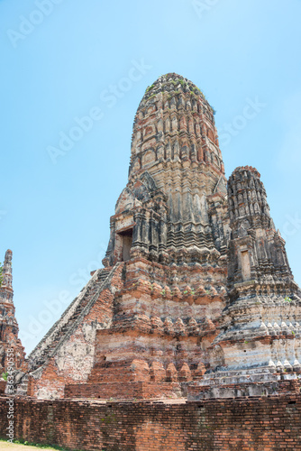 WAT CHAIWATTHANARAM in Ayutthaya, Thailand. It is part of the World Heritage Site - Historic City of Ayutthaya.