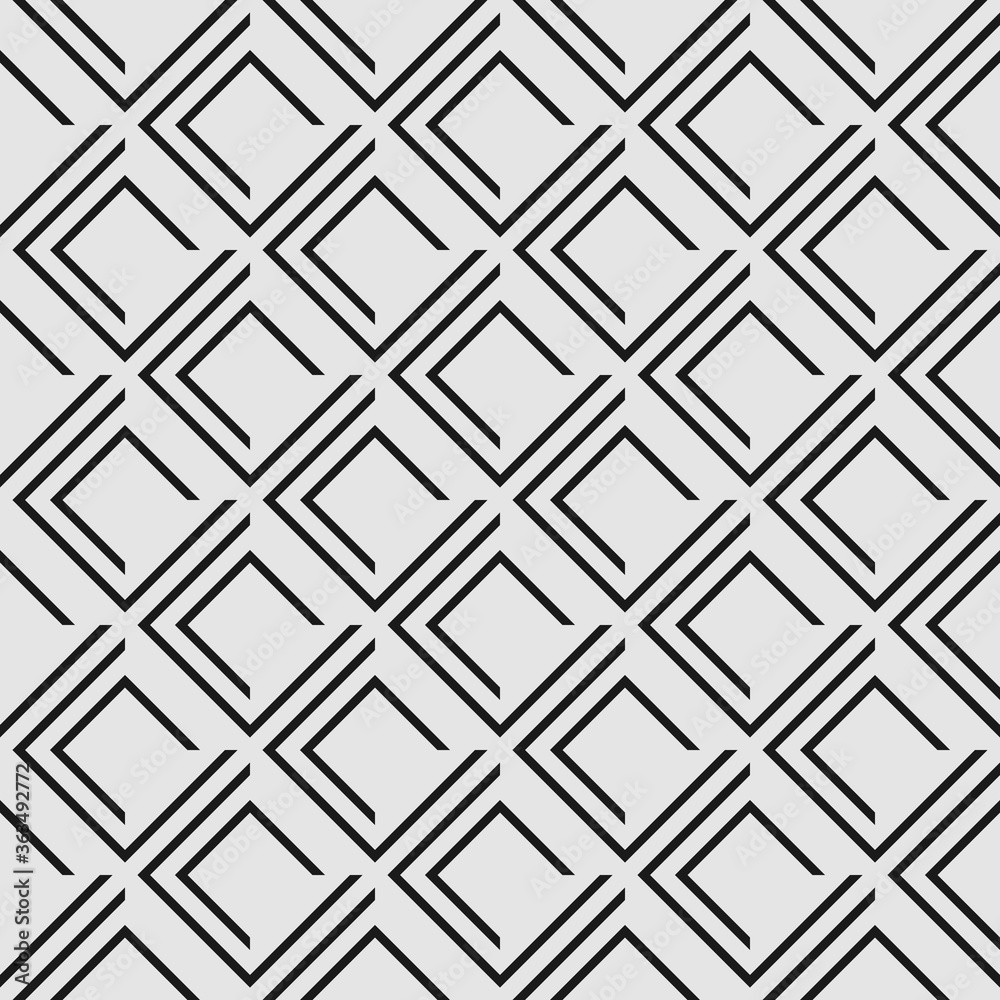 Seamless abstract linear pattern with elements of corners and rhombuses Seamless abstract linear pattern with elements of corners and rhombuses