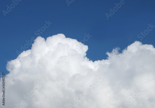Blue Sky with white cloud