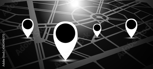 mappa, satellitare, indirizzo, mappa stradale. gps