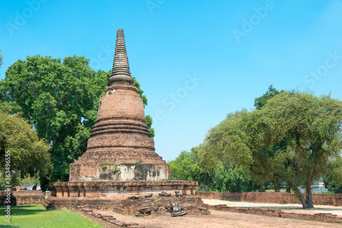 WAT RATCHABURANA in Ayutthaya, Thailand. It is part of the World Heritage Site - Historic City of Ayutthaya.