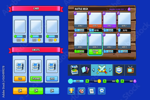 fantasy game ui kit