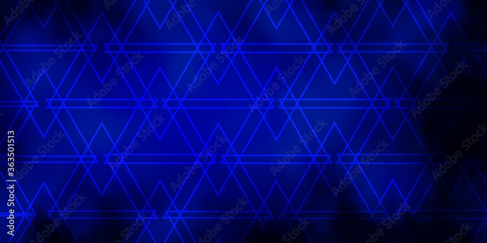 Dark BLUE vector background with lines, triangles. Gradient triangles in abstract style on simple form. Template for wallpapers. Dark BLUE vector background with lines, triangles. Gradient triangles in abstract style on simple form. Template for wallpapers.