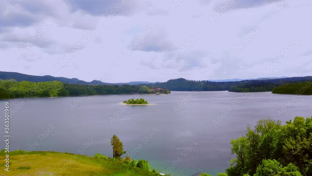 Solina lake in Bieszczady mountains. Solina lake in Bieszczady mountains.