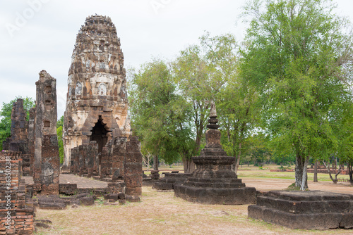 Wat Phra Phai Luang in Sukhothai Historical Park, Sukhothai, Thailand. It is part of the World Heritage Site-Historic Town of Sukhothai and Associated Historic Towns. © beibaoke