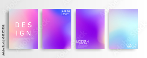 Abstract mockup Pastel colorful gradient background A4 concept for your graphic colorful design, Layout Design Template for Brochure