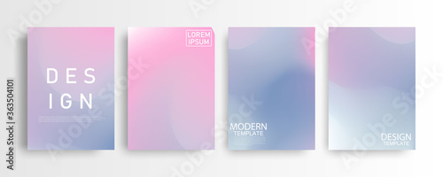 Abstract mockup Pastel colorful gradient background A4 concept for your graphic colorful design, Layout Design Template for Brochure