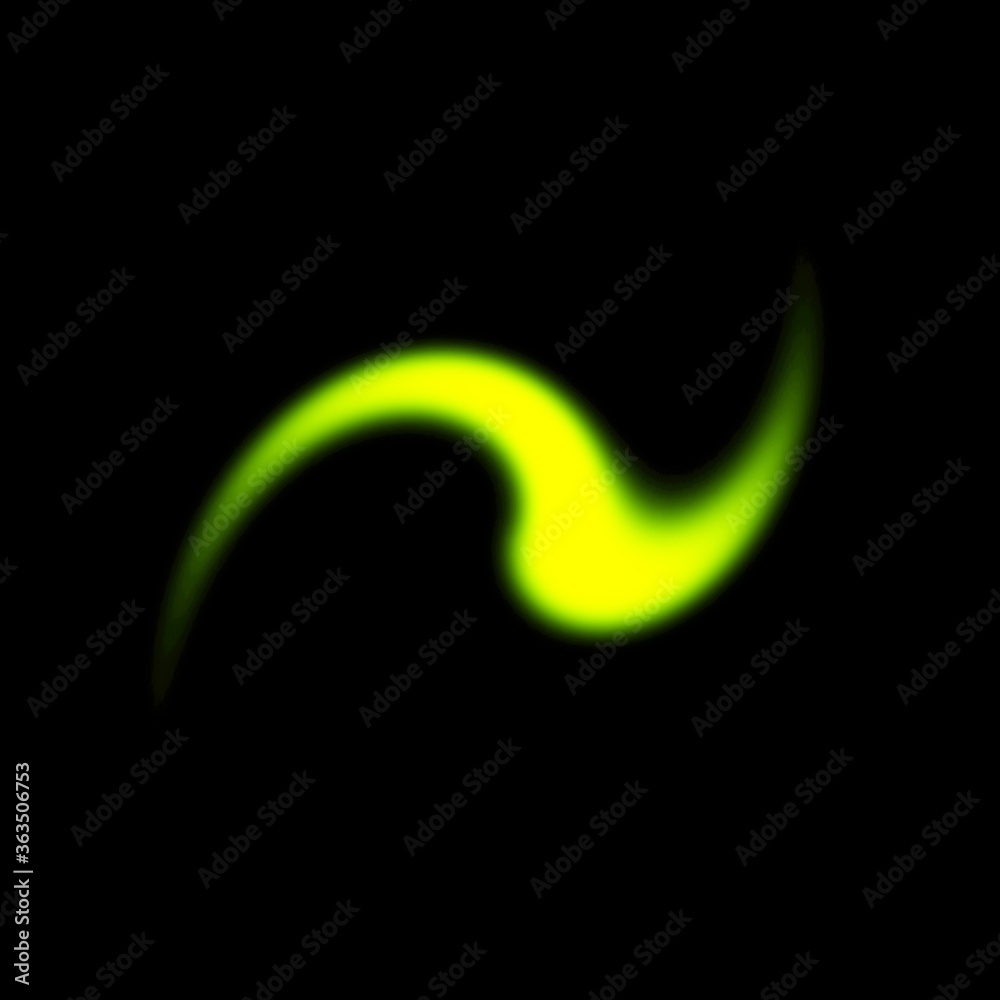 Yellow blur neon lighting effects texture for text or copyspace on isolated background. Abstract light speed at motion exposure. Yellow blur neon lighting effects texture for text or copyspace on isolated background. Abstract light speed at motion exposure.