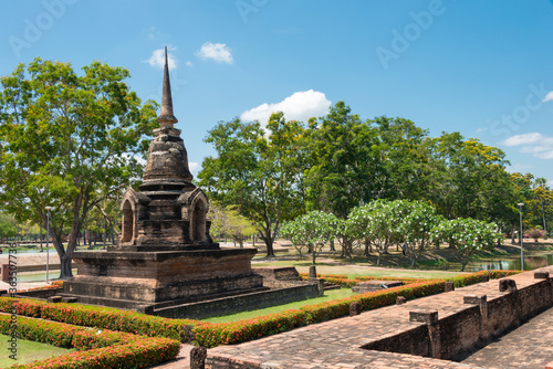 Fototapeta Wat Sra Sri in Sukhothai Historical Park, Sukhothai, Thailand