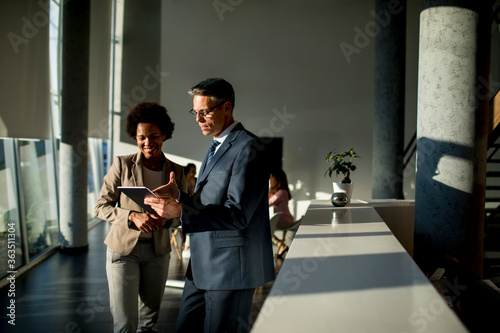 Multiethnic business people...