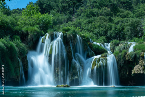 Fototapeta Naklejka Na Ścianę i Meble -  KRKA Waterfalls in Croatia