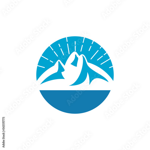 Mountain Logo Vector Icon Design