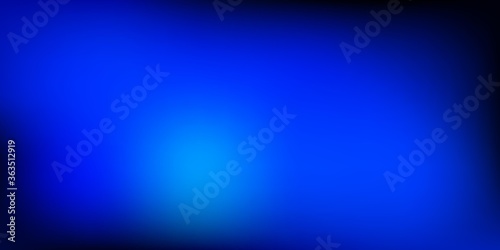 Dark BLUE vector gradient blur template.