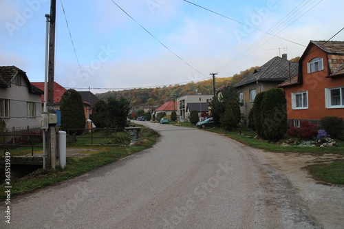 Main street in Ardovo village, middle-eastern Slovakia © dalajlama
