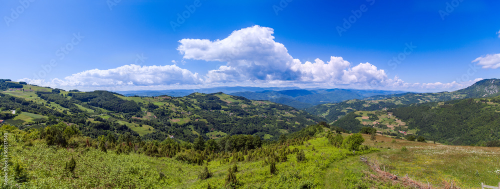 Beautiful nature landscape panoramic view Beautiful nature landscape panoramic view
