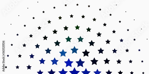 Light Multicolor vector background with small and big stars. Blur decorative design in simple style with stars. Pattern for websites  landing pages.