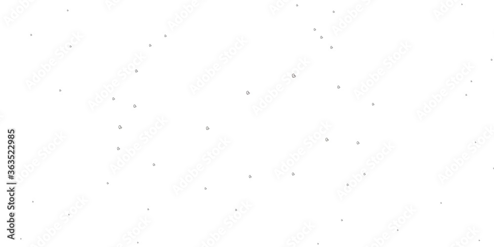 Light Green, Red vector background with hearts. Light Green, Red vector background with hearts.