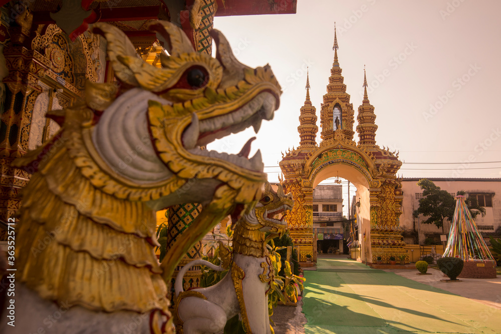 Obraz premium THAILAND CHIANG KHONG WAT LUANG CHAI SATHAN