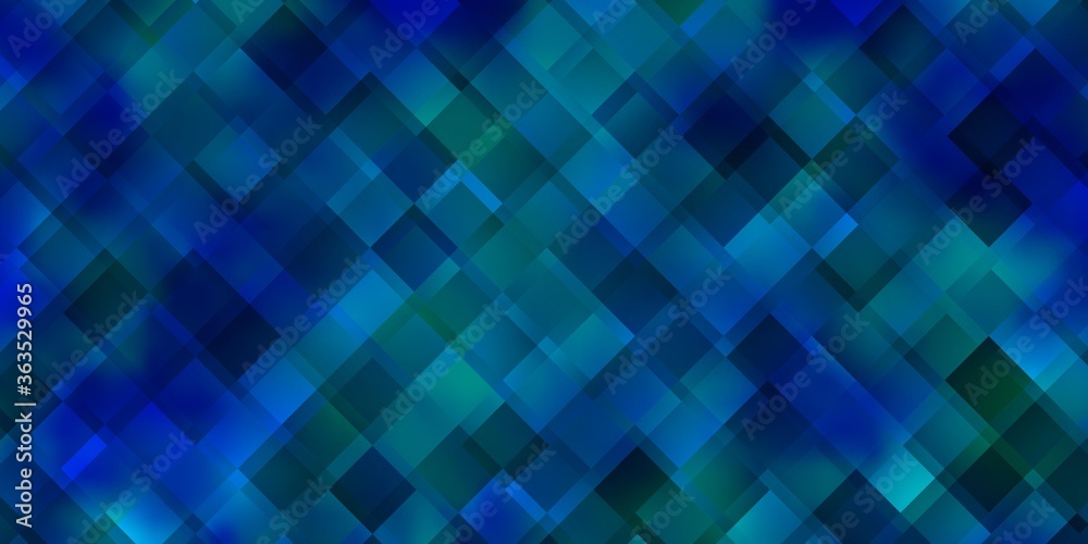 Light BLUE vector background with rectangles.