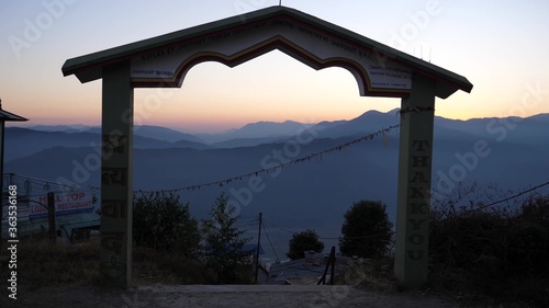 Thank You gate in Nepal.