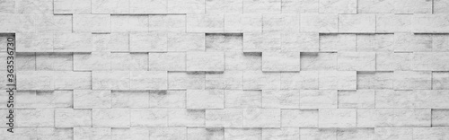 Gray Rectangles 3D Pattern Background