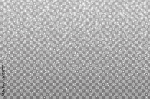 Wallpaper Mural Christmas snow. Falling snowflakes. White snowflakes flying in the air. Snow flakes, snow background. Torontodigital.ca