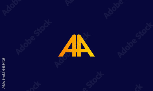 Free Download Alphabet letter icon symbol monogram logo AA - GFXLoad