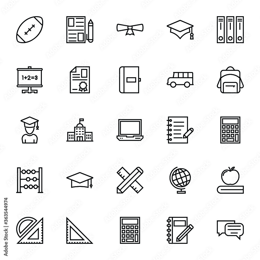 Education Vector Icons 2