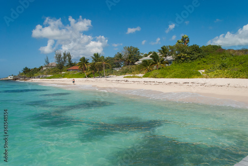 tropical beach in the caribbean