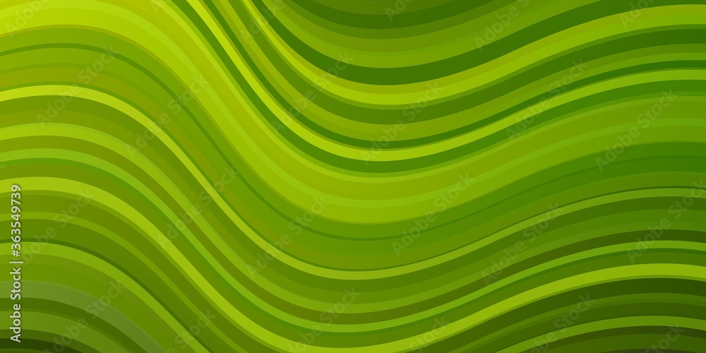 Light Green, Yellow vector background with bent lines. Colorful illustration with curved lines. Template for cellphones. Light Green, Yellow vector background with bent lines. Colorful illustration with curved lines. Template for cellphones.
