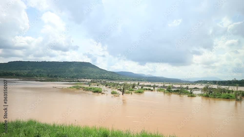 video of Mekong river, Ubonratchathani Thailand. video of Mekong river, Ubonratchathani Thailand.