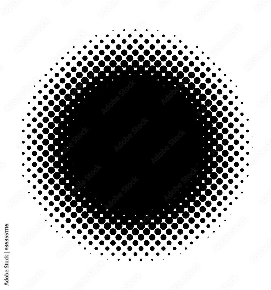 Circle Halftone background. Abstract circle dots pattern for Offer, Package, backdrop banner, flyer, Annual Report. 