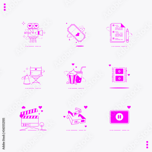 Vector line icon set related to simple money, Wallet, ATM, Bundle of Money, wallet with coins and other symbols, editable tempo
