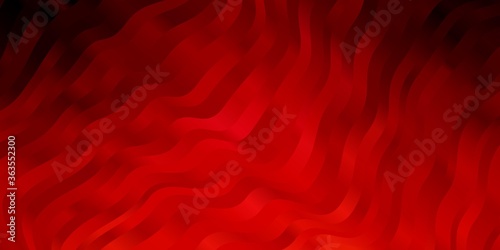Light Red vector texture with curves. Bright sample with colorful bent lines, shapes. Pattern for business booklets, leaflets