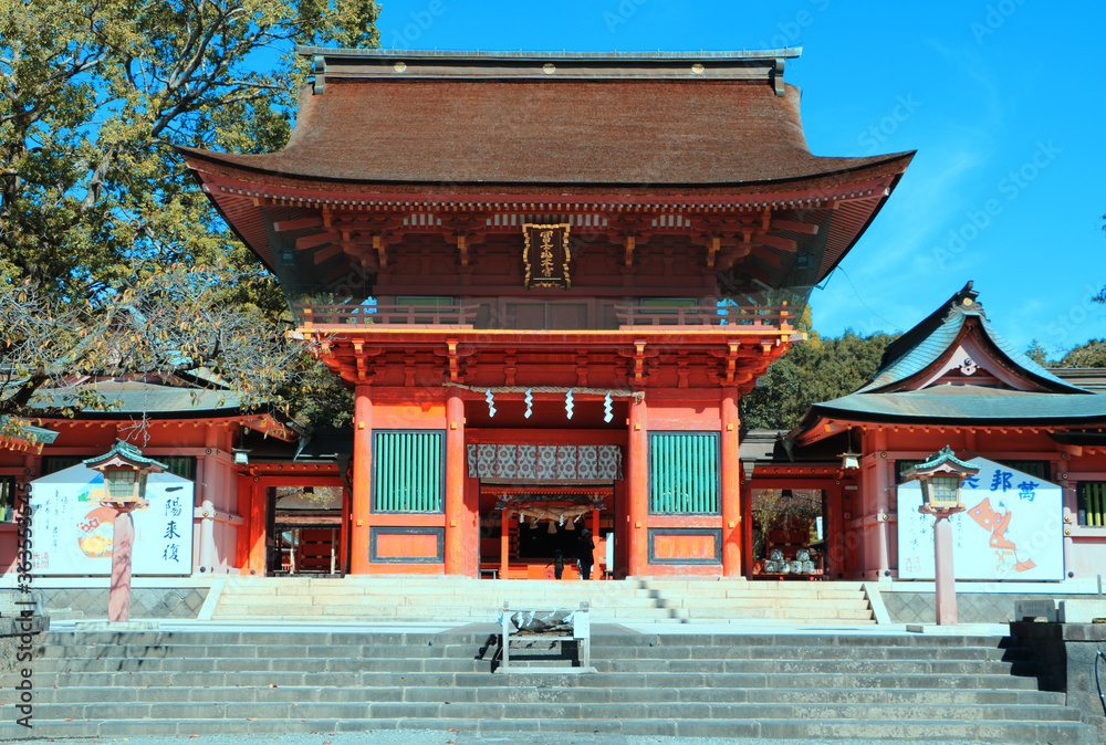 SHIZOKA JAPAN OCTOBER 06 2019 Fujisan-hongu asama shrine, Japan SHIZOKA JAPAN OCTOBER 06 2019 Fujisan-hongu asama shrine, Japan