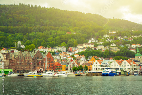 View of the city of Bergen, Norway