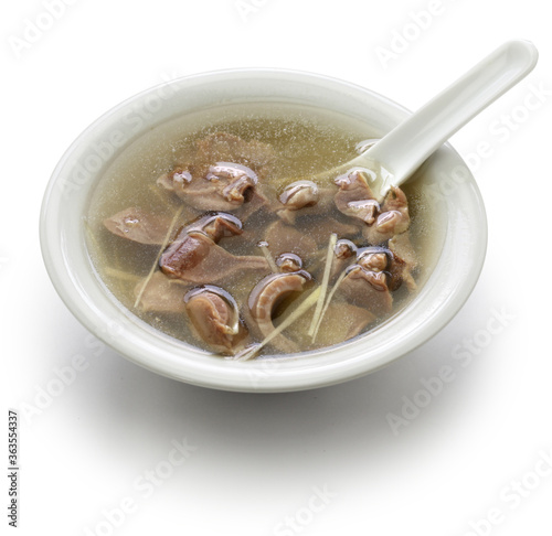 Fotografi taiwanese chicken gizzard soup
