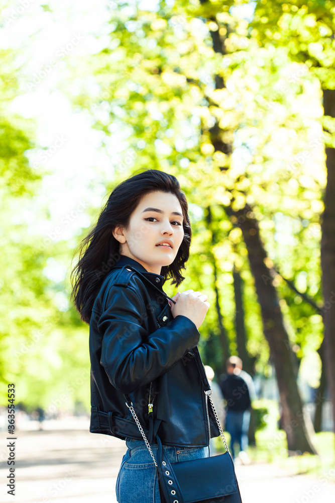 pretty young asian woman smiling cheerful in green park on summer sunny day, lifestyle people concept pretty young asian woman smiling cheerful in green park on summer sunny day, lifestyle people concept