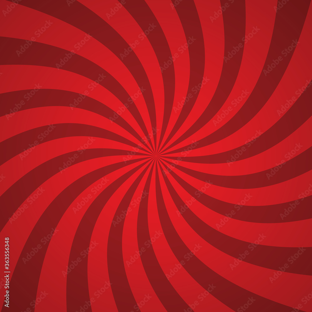 Red Sunburst Pattern Background. Rays. Radial. Summer Banner. Vector Illustration Red Sunburst Pattern Background. Rays. Radial. Summer Banner. Vector Illustration