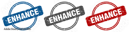 enhance stamp. enhance sign. enhance label set