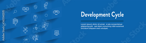 Development Operations & Life Cycle - DevOps Icon
