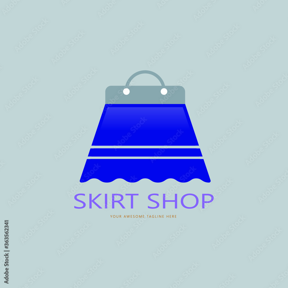 Obraz premium skirt shop logo