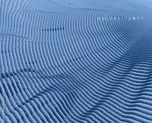 Wallpaper Mural Particles stream. Abstract background with trendy gradients. 3d vector illustration for advertising, marketing or presentation. Torontodigital.ca