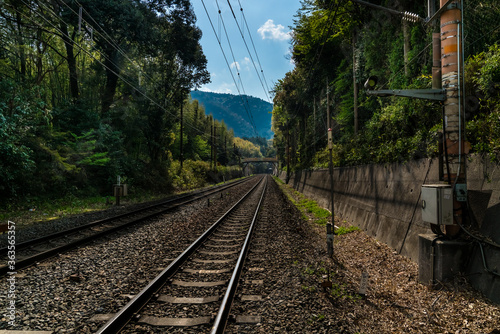 Railway tracks photo