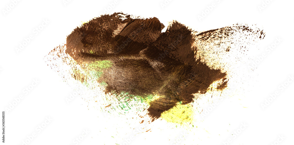 Fototapeta premium Brown Color Pattern isolated on white 